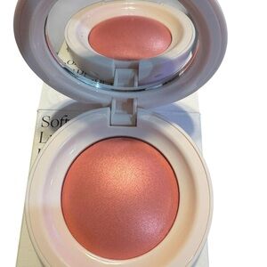 Rare Beauty Happy Luminous Peach-Pink Baked Blush NWT